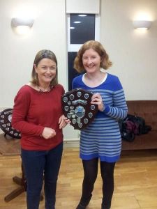 Ladies singles runner up Fiona